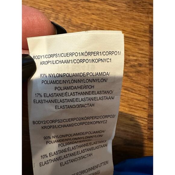 La Blanca Women's Island Goddess Shirred Bikini Bottom Blues Size 14 NWT - Picture 6 of 8